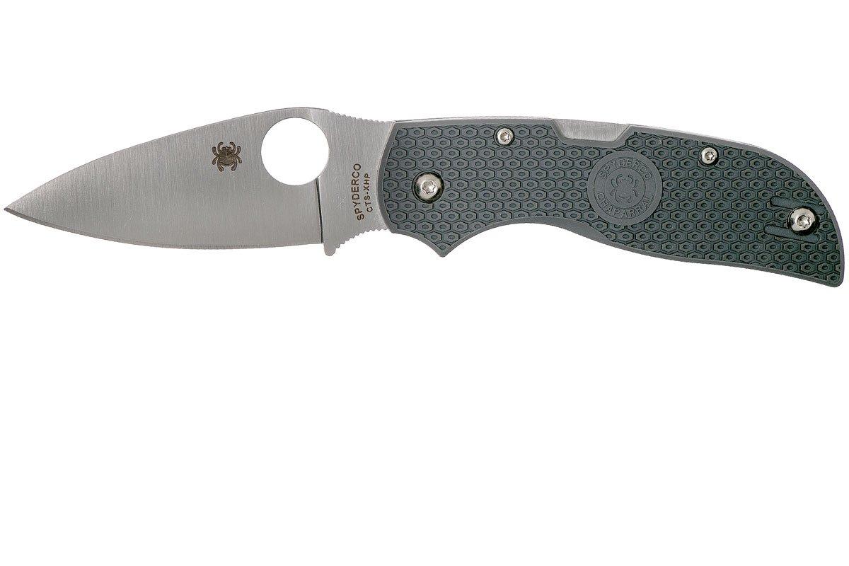 Spyderco Chaparral FRN Grey C152PGY pocket knife | Advantageously ...