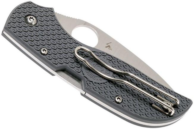 Coltellino tascabile Spyderco grigio modello Ladybug - Armeria Metelli