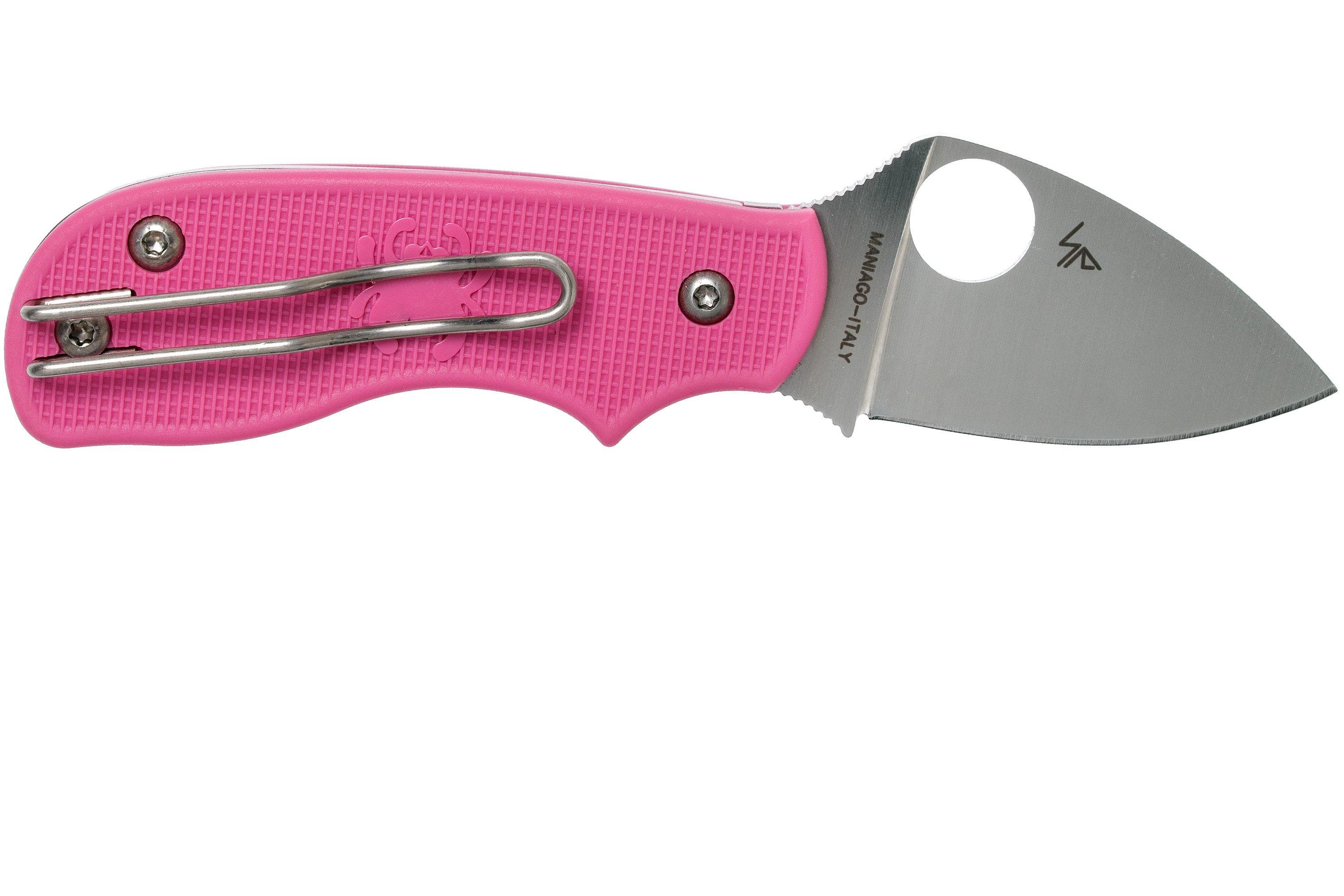Spyderco Squeak pink C154PPN pocket knife | Advantageously shopping at ...