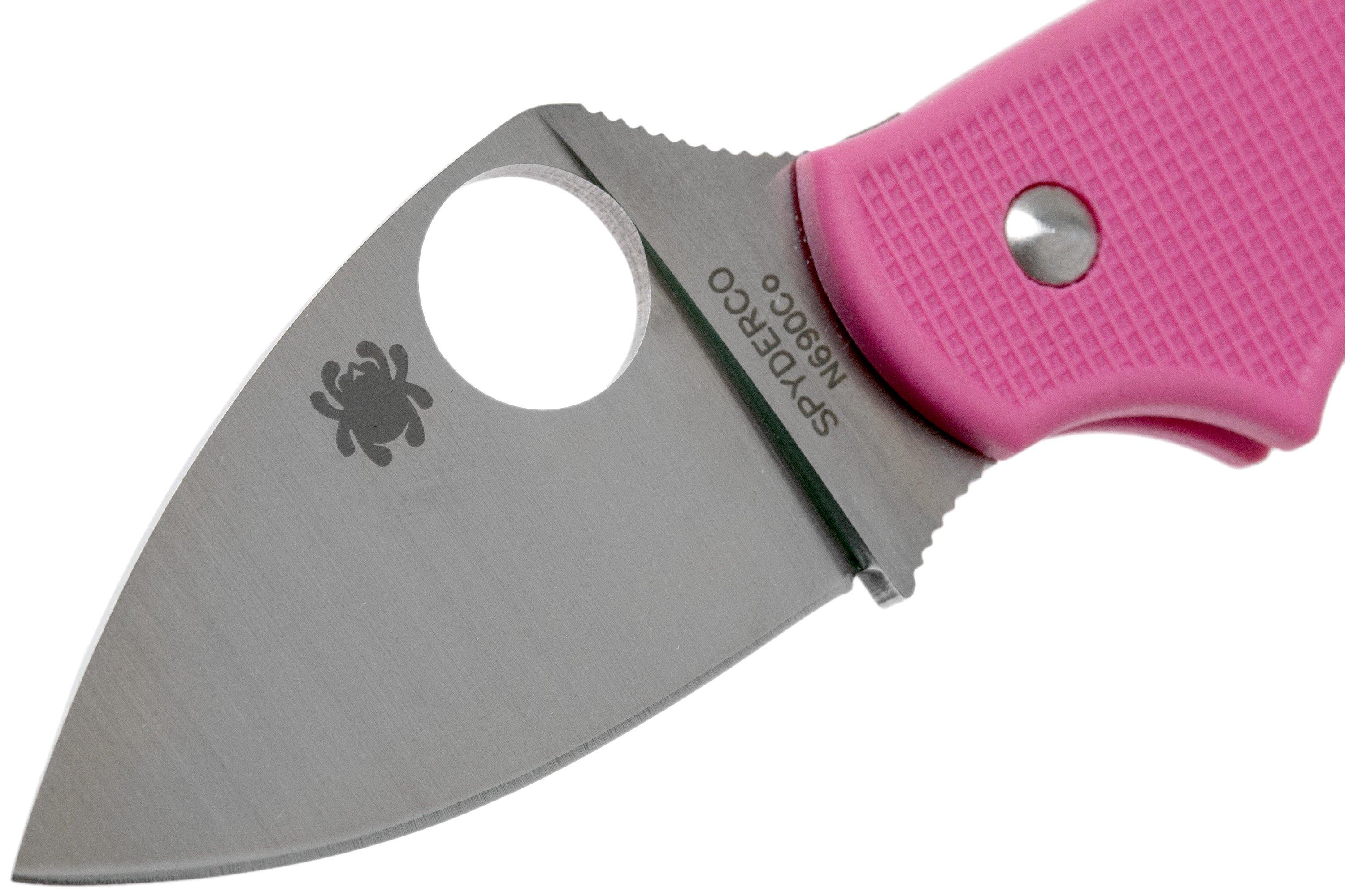 Spyderco Squeak pink C154PPN pocket knife | Advantageously shopping at ...