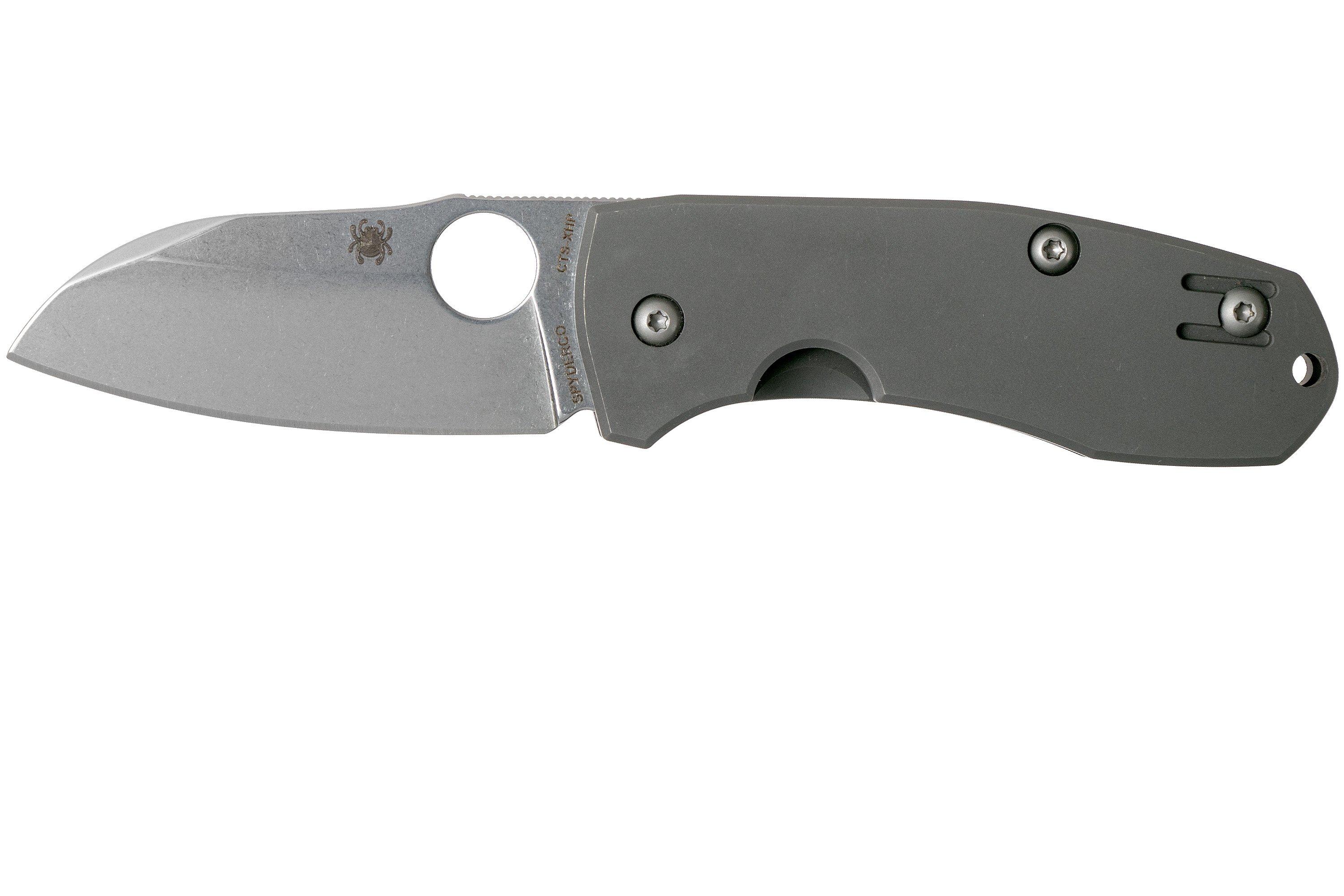 Spyderco Techno 2 C158TIP2 pocket knife, Marcin Slysz design ...