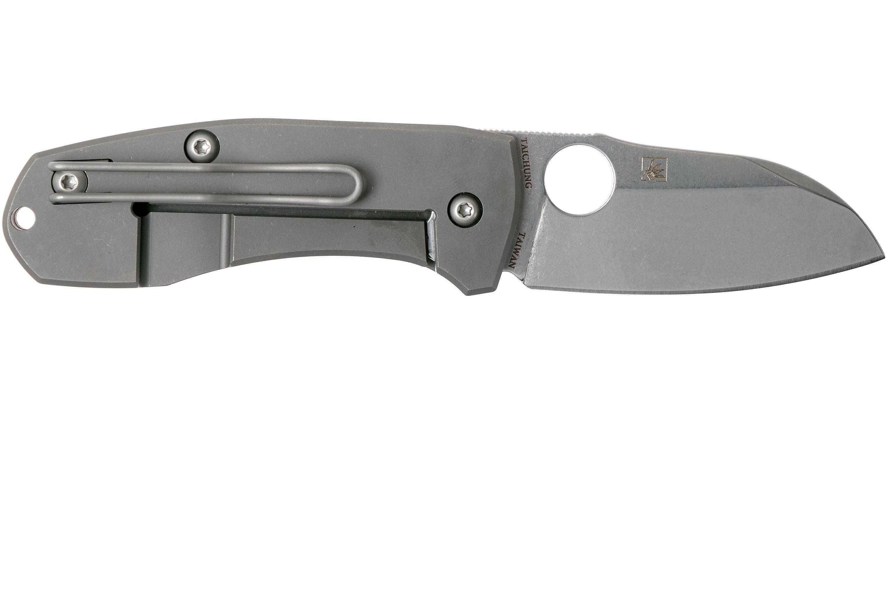 Spyderco Techno 2 C158TIP2 pocket knife, Marcin Slysz design ...