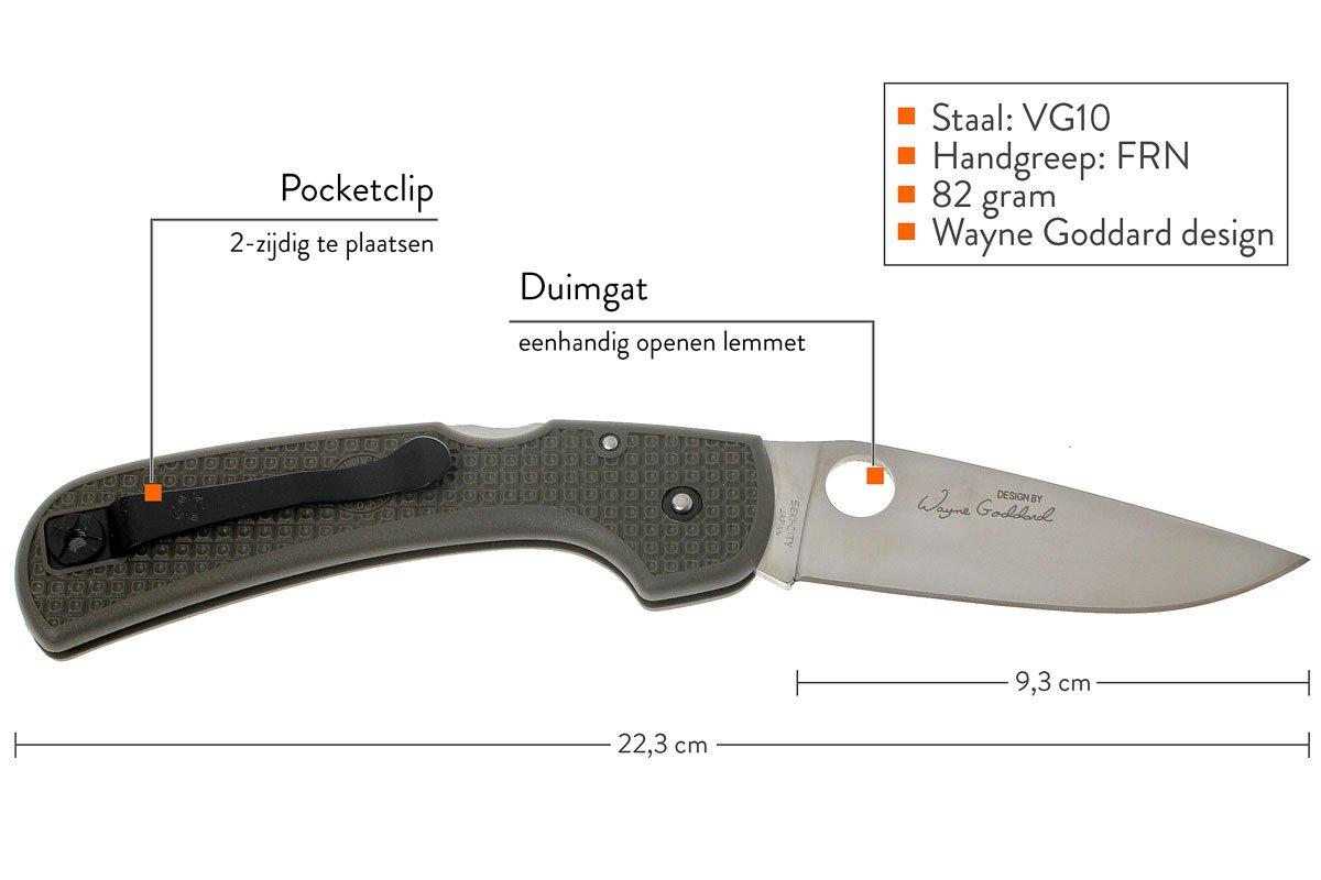 Spyderco C16POD Goddard | Advantageously shopping at 