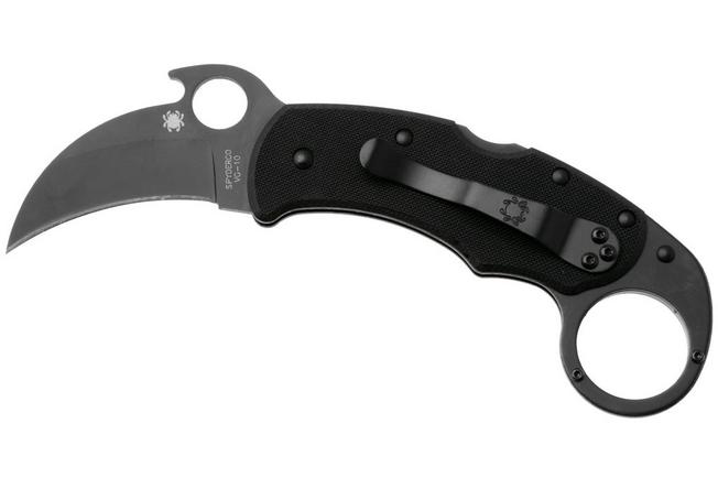 Image pour Spyderco Karahawk Black C170GBBK karambit couteau de poche