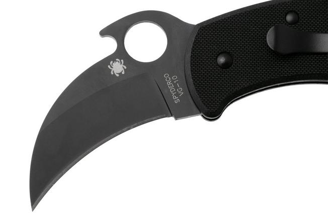 Image pour Spyderco Karahawk Black C170GBBK karambit couteau de poche