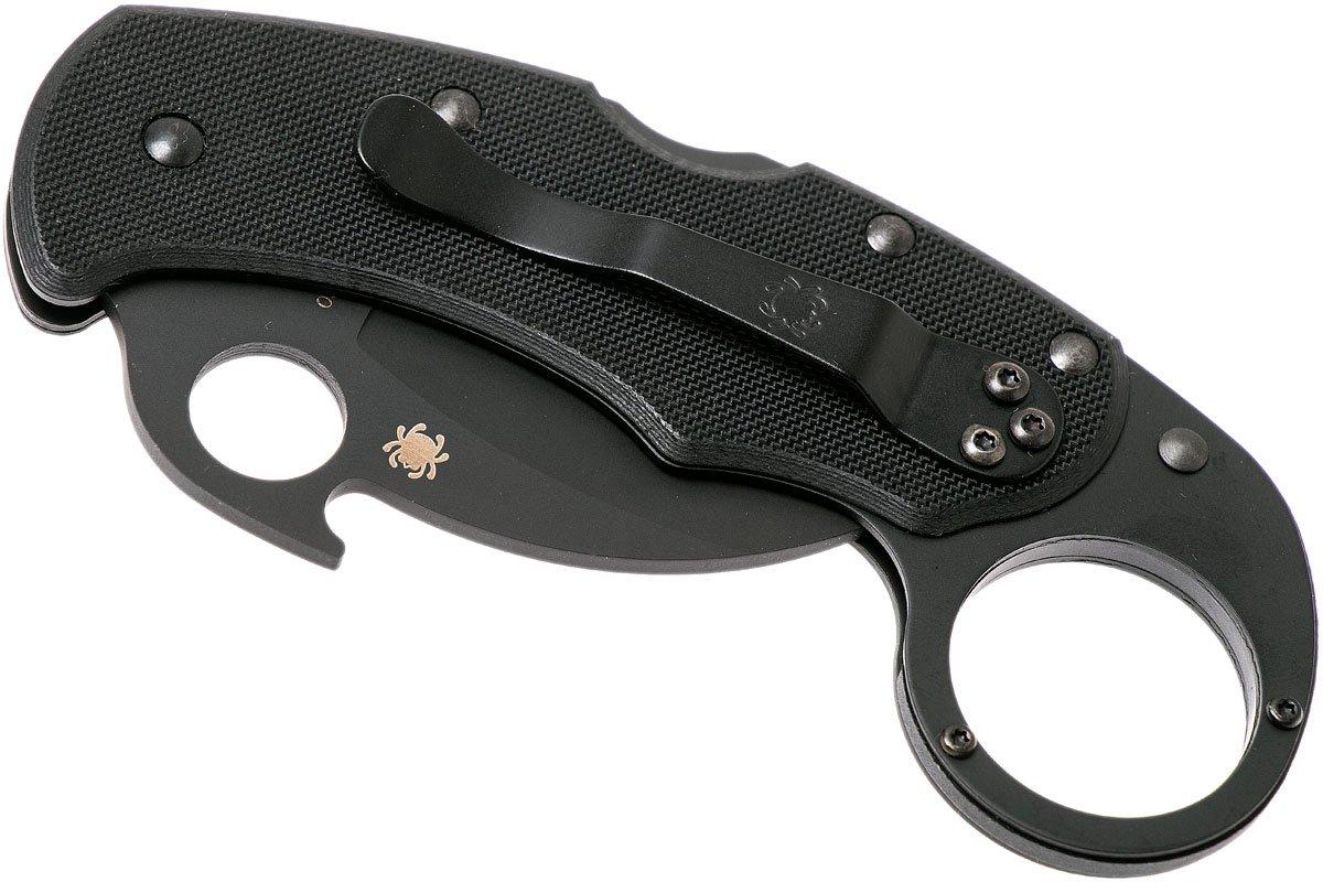 Spyderco Karahawk Black C170GBBK karambit couteau de poche Achetez à