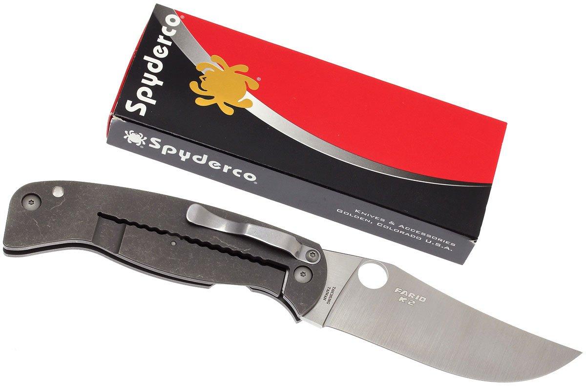Spyderco K2 Folder, C185TIP Farid Mehr design Voordelig kopen bij
