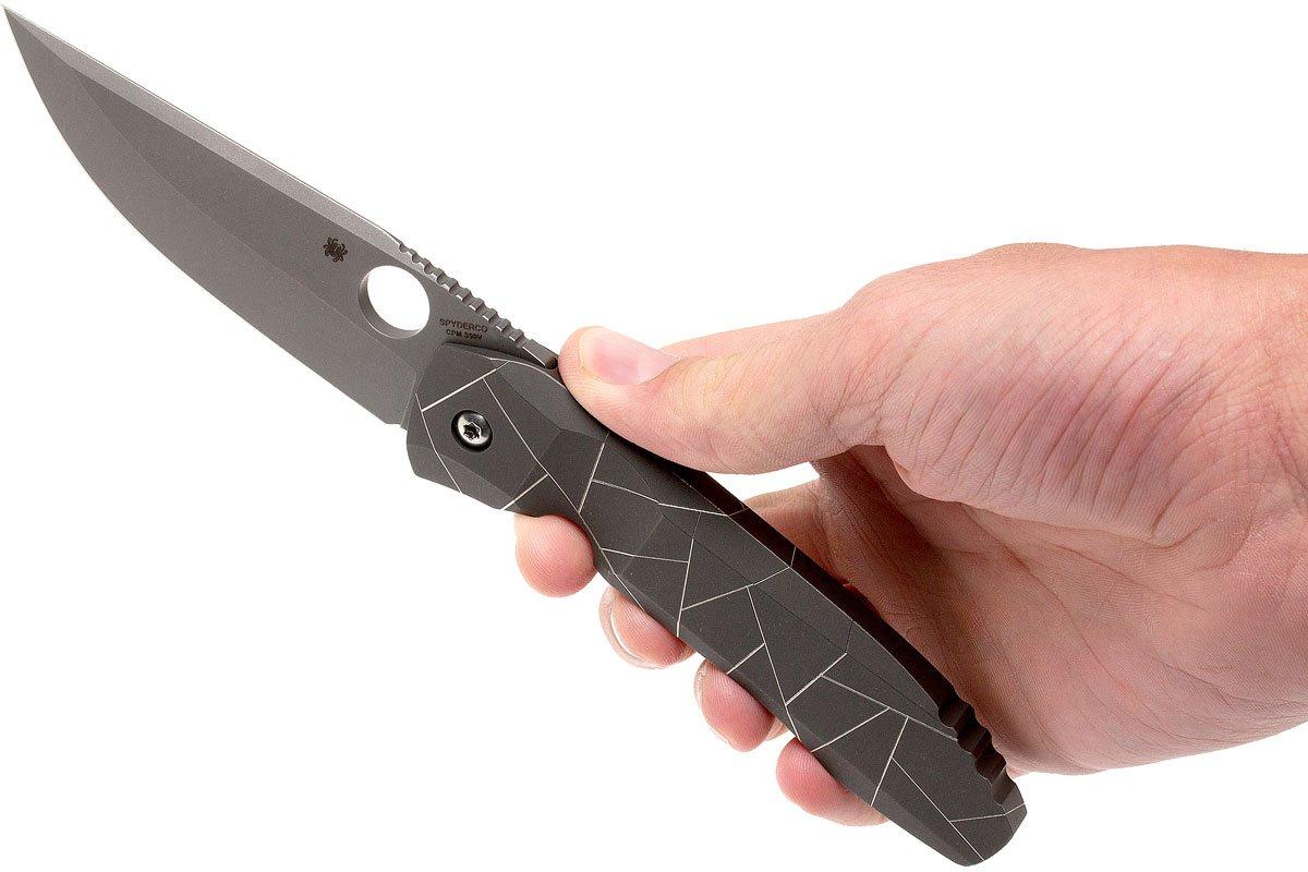 Spyderco Nirvana C199TIP 3.74in. Titanium Folding Knife for