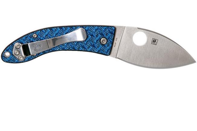 Image pour Spyderco Lil' Lum Blue Nishijin C205GFBLP Sprint Run couteau de poche