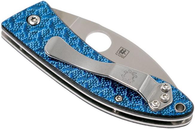 Image pour Spyderco Lil' Lum Blue Nishijin C205GFBLP Sprint Run couteau de poche