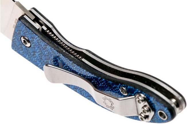 Image pour Spyderco Lil' Lum Blue Nishijin C205GFBLP Sprint Run couteau de poche
