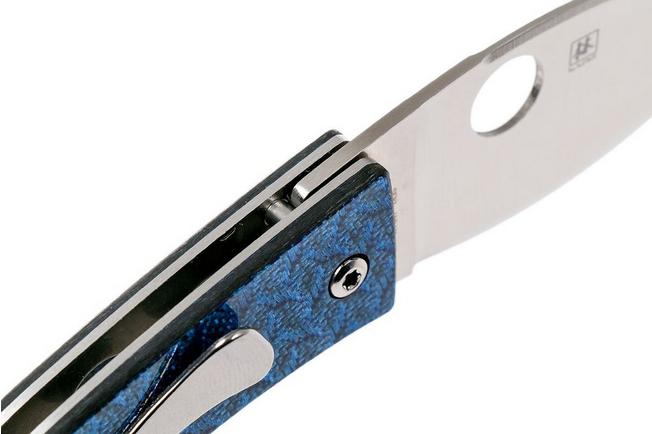 Image pour Spyderco Lil' Lum Blue Nishijin C205GFBLP Sprint Run couteau de poche