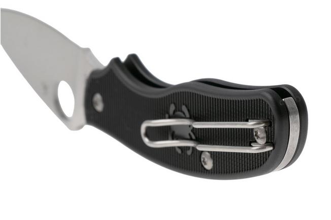 Imagen para Spyderco Metropolitan Lightweight C213PBK Satin Böhler M390, Black FRN, navaja slipjoint