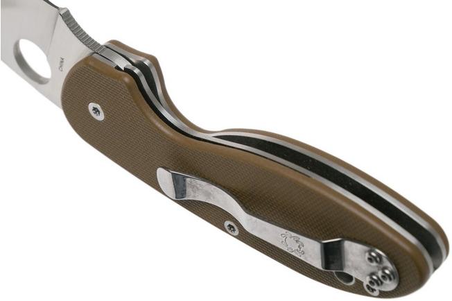 Image for Spyderco Efficient C216GPBN brown pocket knife