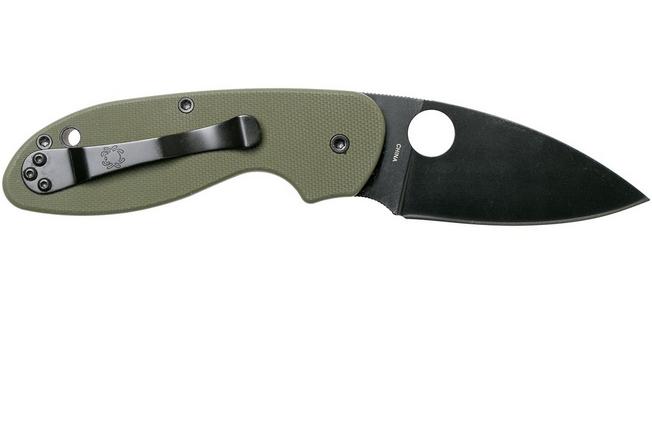 Image for Spyderco Efficient C216GPGRBK green black pocket knife