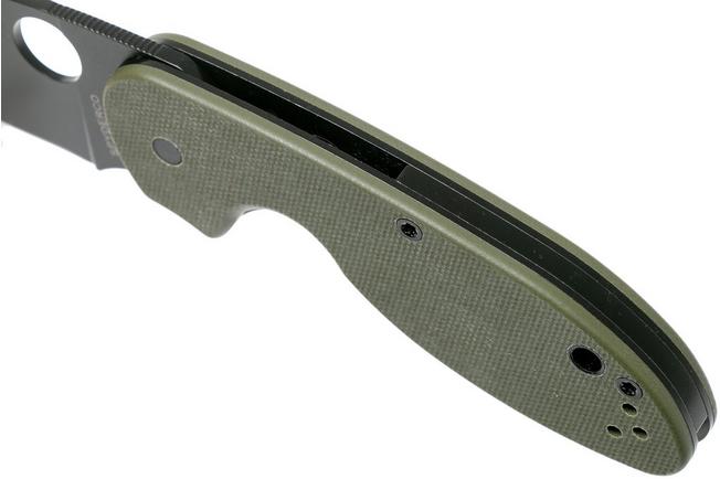 Image for Spyderco Efficient C216GPGRBK green black pocket knife
