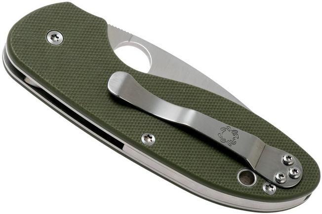 Image for Spyderco Efficient C216GPGR green pocket knife