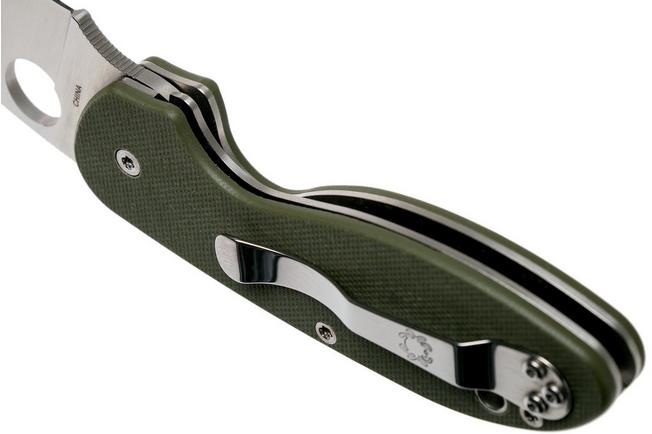 Image for Spyderco Efficient C216GPGR green pocket knife