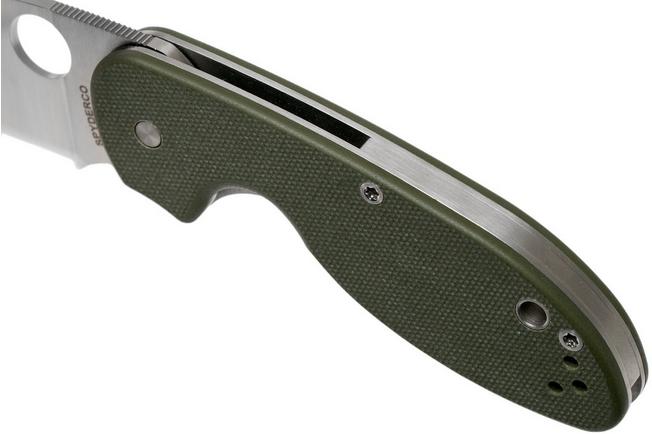 Image for Spyderco Efficient C216GPGR green pocket knife