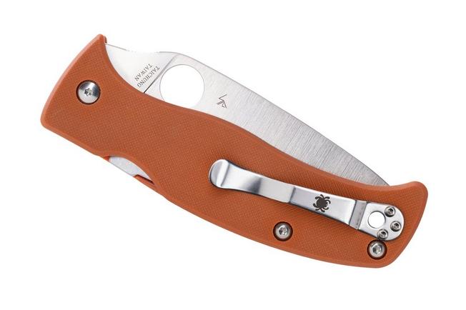 Obraz dla Nóż składany Spyderco Caribbean C217GPBOR CPM REX 121, Burnt Orange G10, projekt Sal Glesser