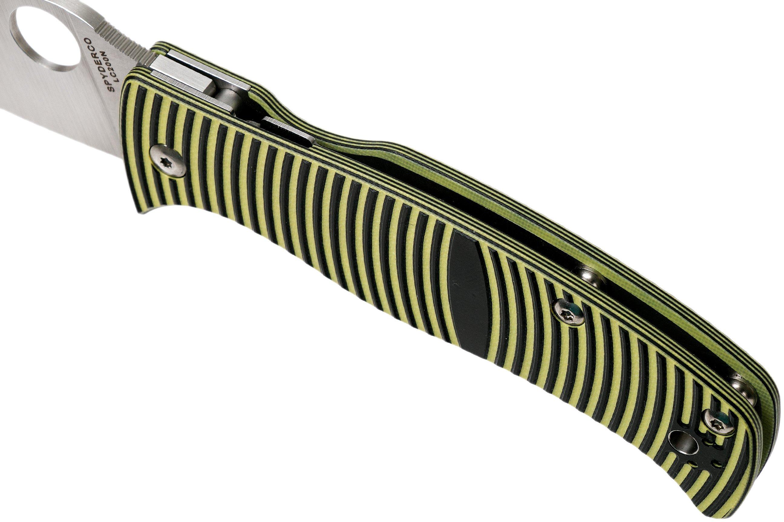 Spyderco Caribbean C217GP pocket knife, Sal Glesser design Advantageously shopping at