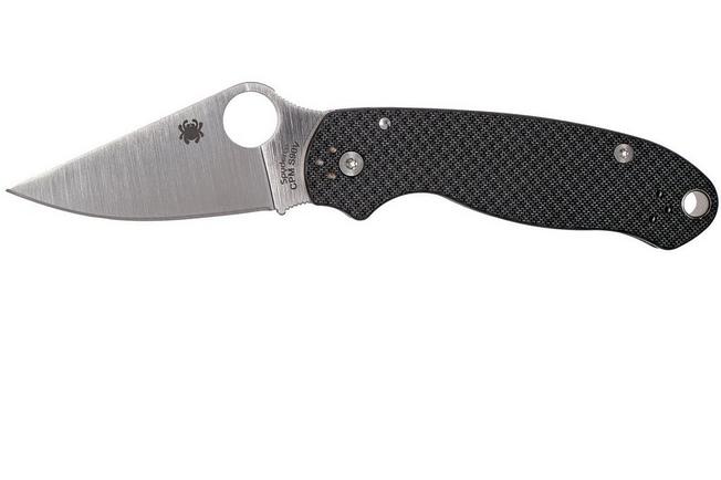Image for Spyderco Para 3 C223CF90VP Carbon fibre S90V Sprint Run pocket knife