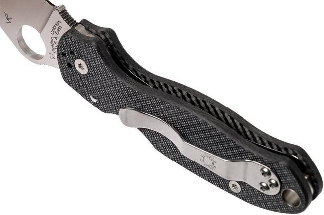 Image for Spyderco Para 3 C223CF90VP Carbon fibre S90V Sprint Run pocket knife
