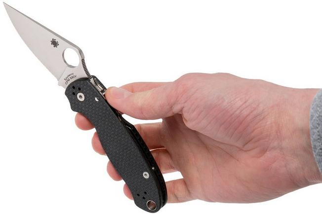 Image for Spyderco Para 3 C223CF90VP Carbon fibre S90V Sprint Run pocket knife