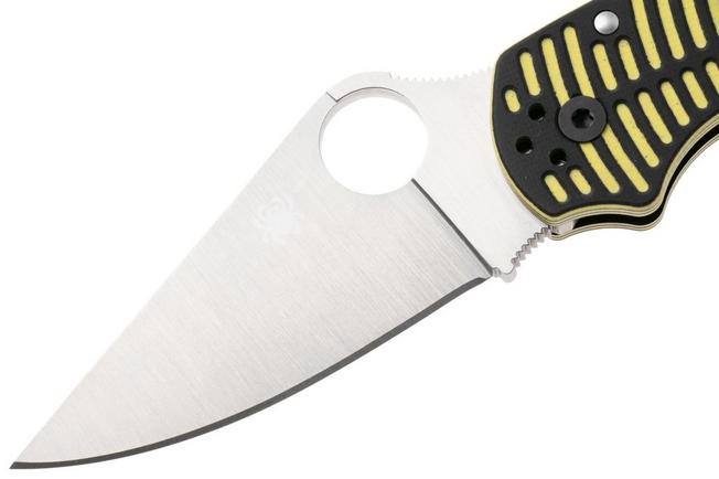 Image for Spyderco Para 3 Salt CPM MagnaCut C223GBKYLMCP Yellow Black G10 pocket knife