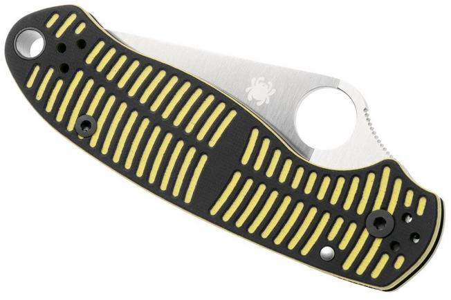 Image for Spyderco Para 3 Salt CPM MagnaCut C223GBKYLMCP Yellow Black G10 pocket knife