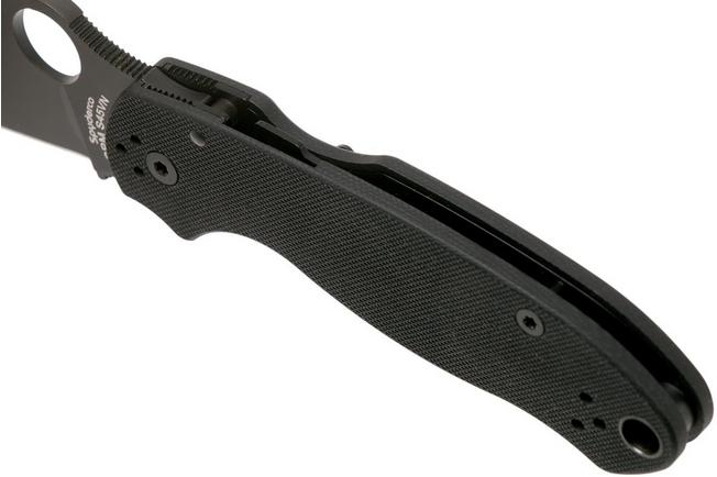 Spyderco Para 3 Black C223GPBK pocket knife  Advantageously shopping at