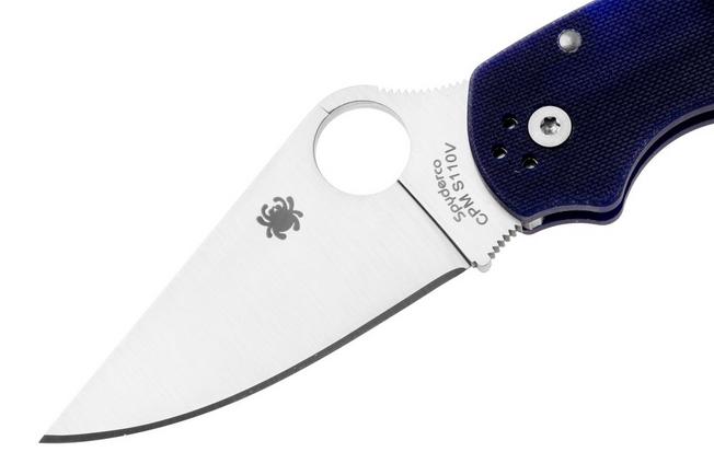 Image for Spyderco Para 3 S110V Dark Blue C223GPDBL pocket knife