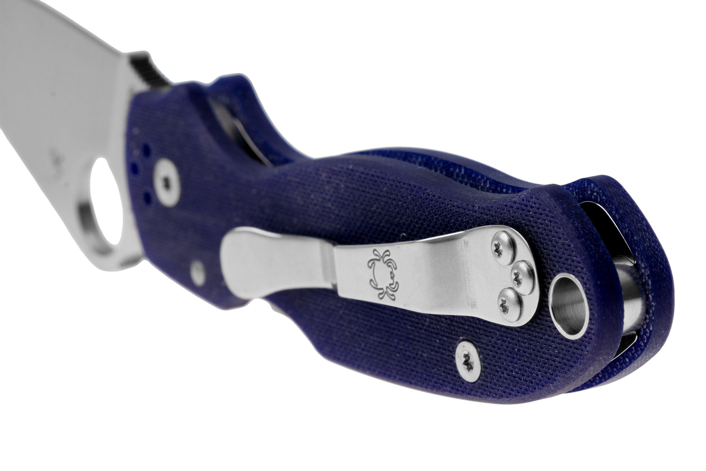 Spyderco Para 3 S110V Dark Blue C223GPDBL pocket knife