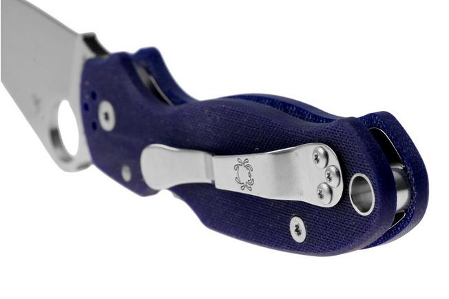 Image for Spyderco Para 3 S110V Dark Blue C223GPDBL pocket knife