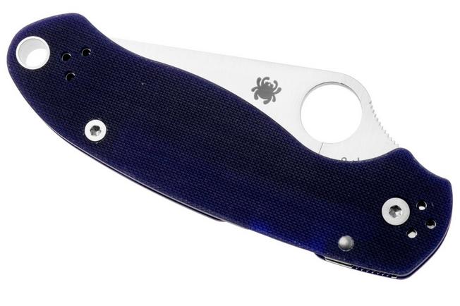 Image for Spyderco Para 3 S110V Dark Blue C223GPDBL pocket knife