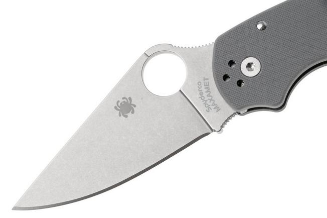 Image for Spyderco Para 3 Maxamet Grey C223GPDGY pocket knife