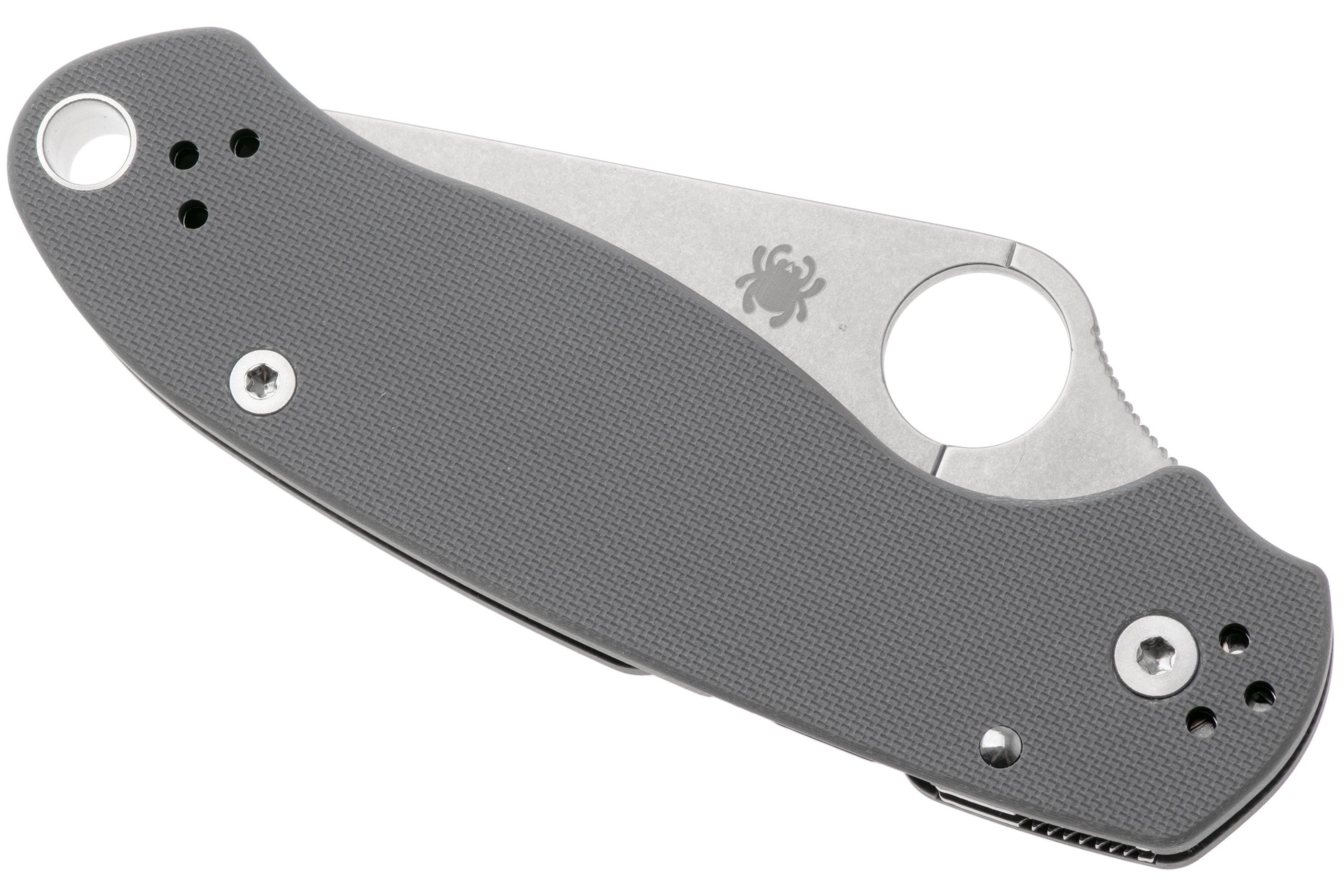Spyderco Para 3 Maxamet Grey C223GPDGY zakmes | Voordelig kopen