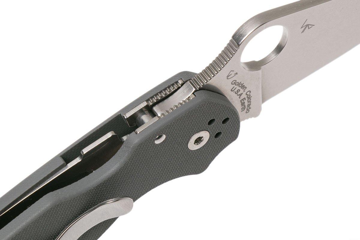 Spyderco SC7PS Navaja, Unisex, Gris : : Deportes y aire libre