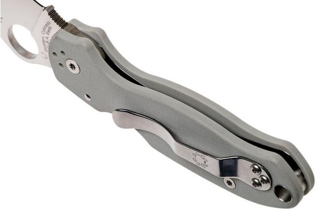 Image for Spyderco Para 3 C223GPGYCW CruWear Sprint Run pocket knife