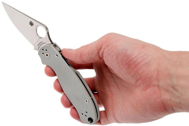 Image for Spyderco Para 3 C223GPGYCW CruWear Sprint Run pocket knife