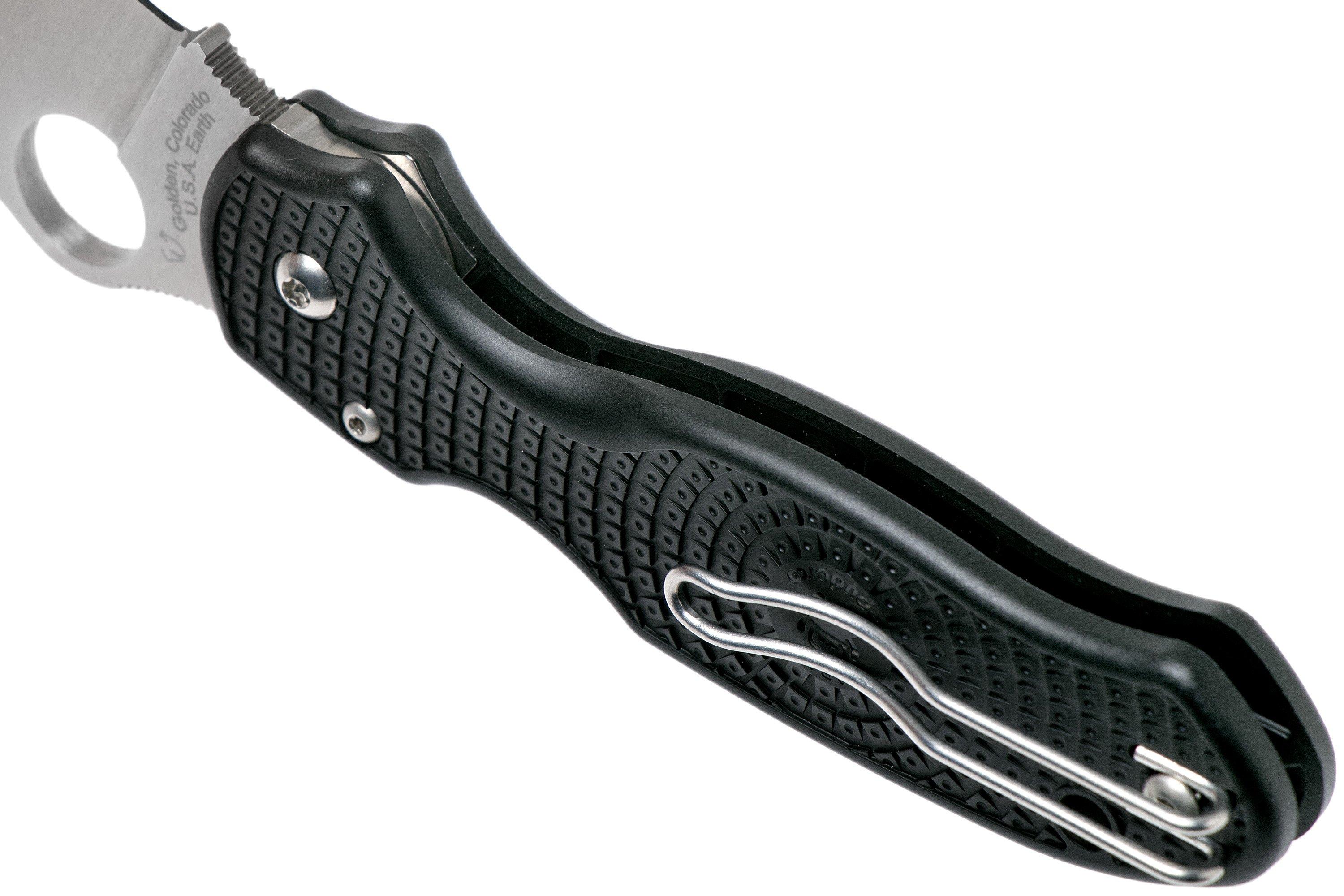 Spyderco Para 3 Lightweight C223PBK FRN CTS-BD1N couteau de poche ...