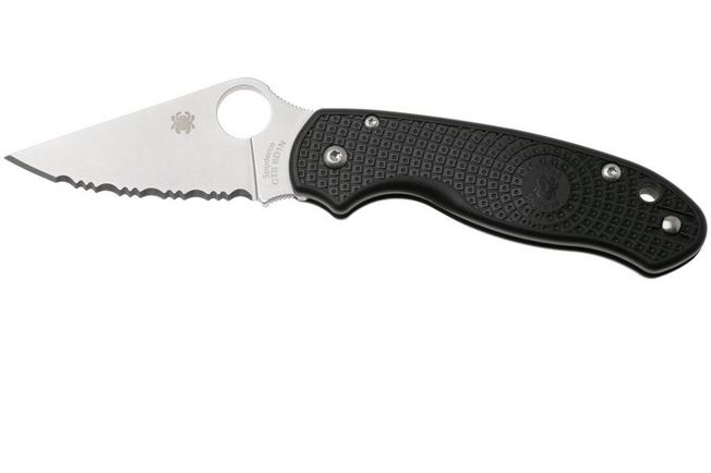 Afbeelding voor Spyderco Para 3 Lightweight C223PBK serrated FRN CTS-BD1N zakmes