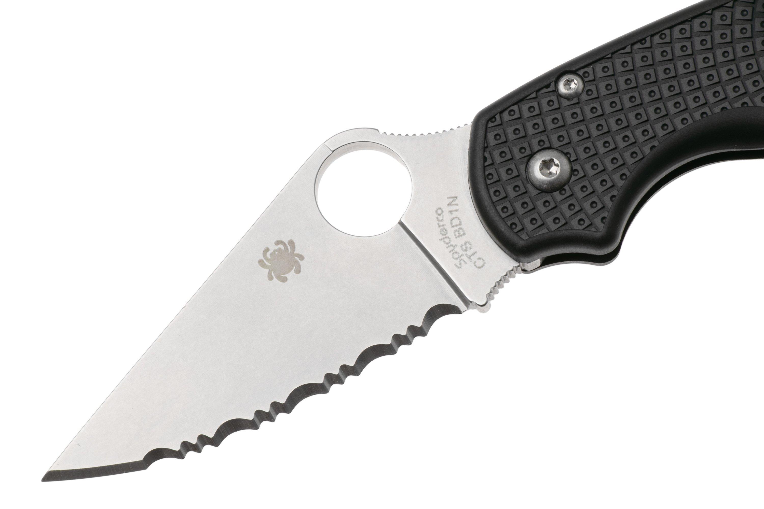 Nóż składany Spyderco Para 3 Lightweight C223PBK serrated FRN CTS-BD1N ...