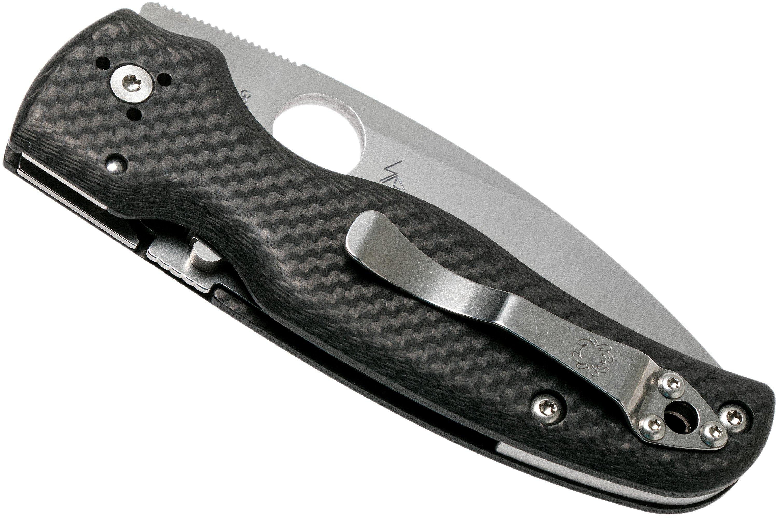 Spyderco Shaman C229CFP Sprint Run S90V pocket knife, Sal Glesser