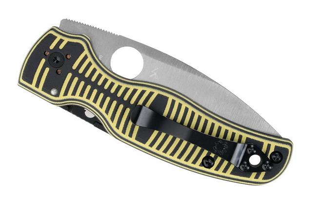 Obraz dla Nóż składany Spyderco Shaman Salt CPM MagnaCut C229GBKYLMCP Yellow Black G10, projekt Sal Glesser