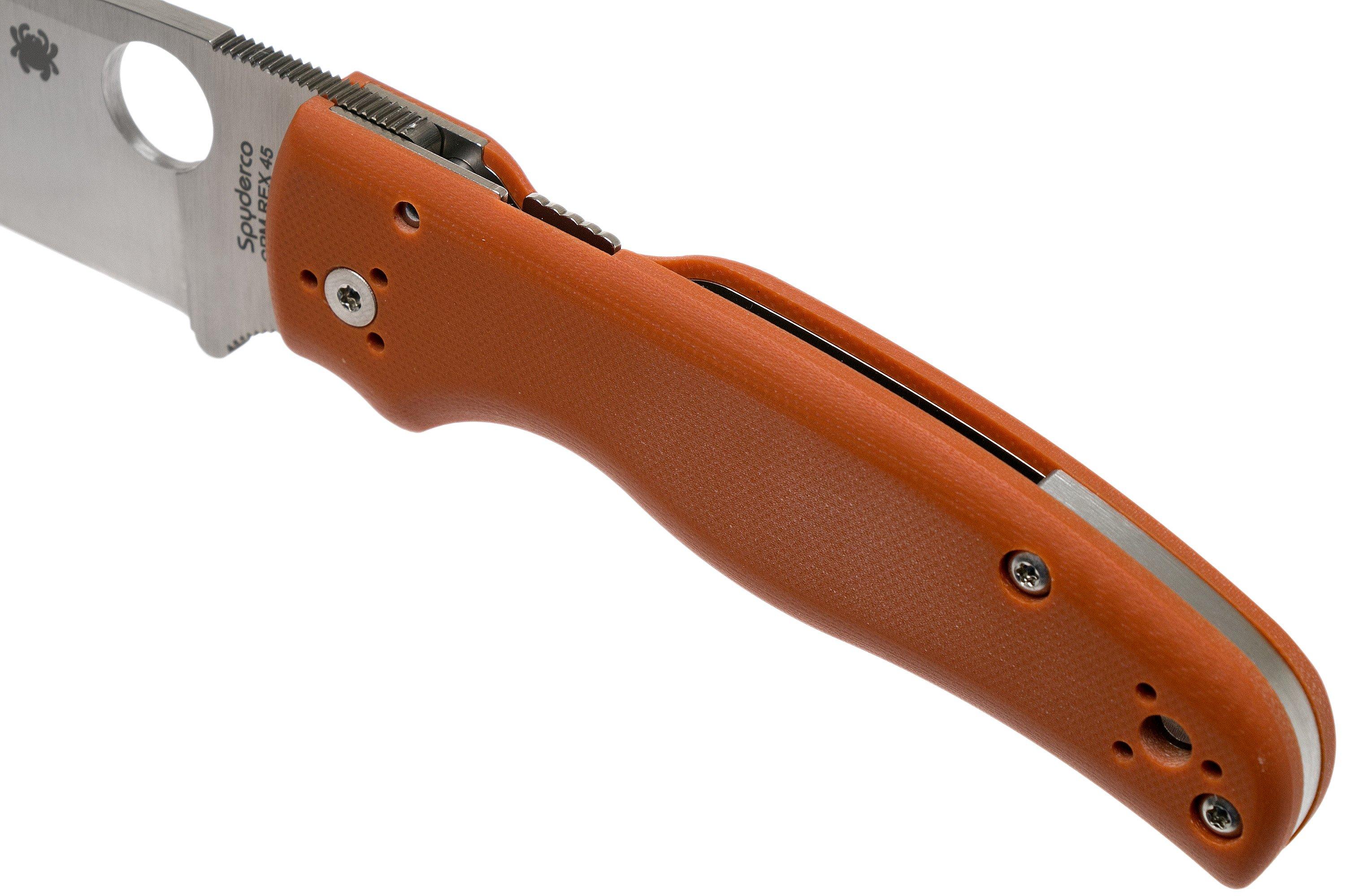 Spyderco Shaman REX45 C229GPBORE Sprint Run pocket knife, Sal Glesser