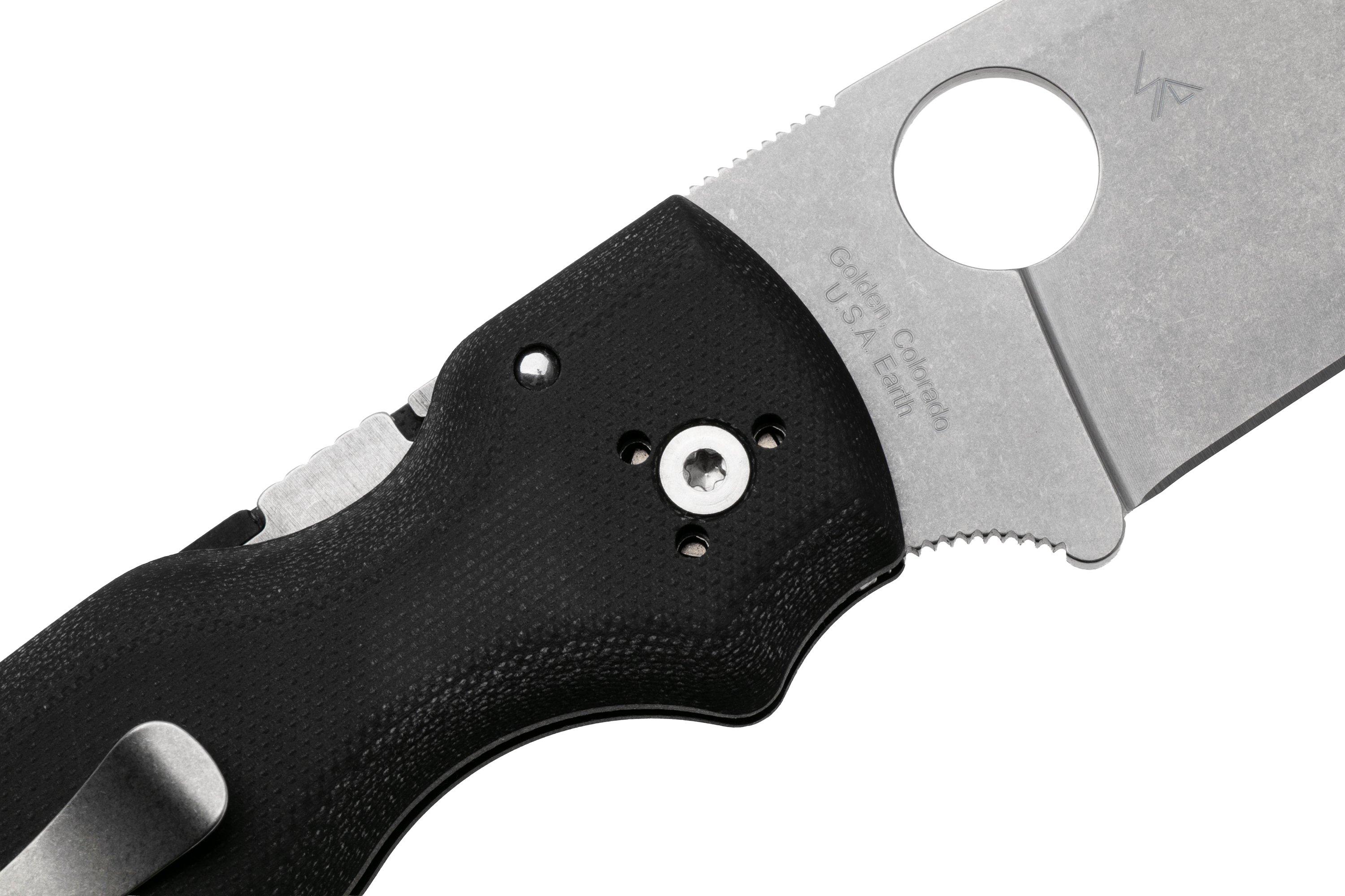 Spyderco Shaman C229GP pocket knife, Sal Glesser design