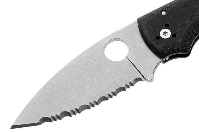 Bild für Spyderco Shaman C229GS Taschenmesser mit Wellenschliff, Sal Glesser Design