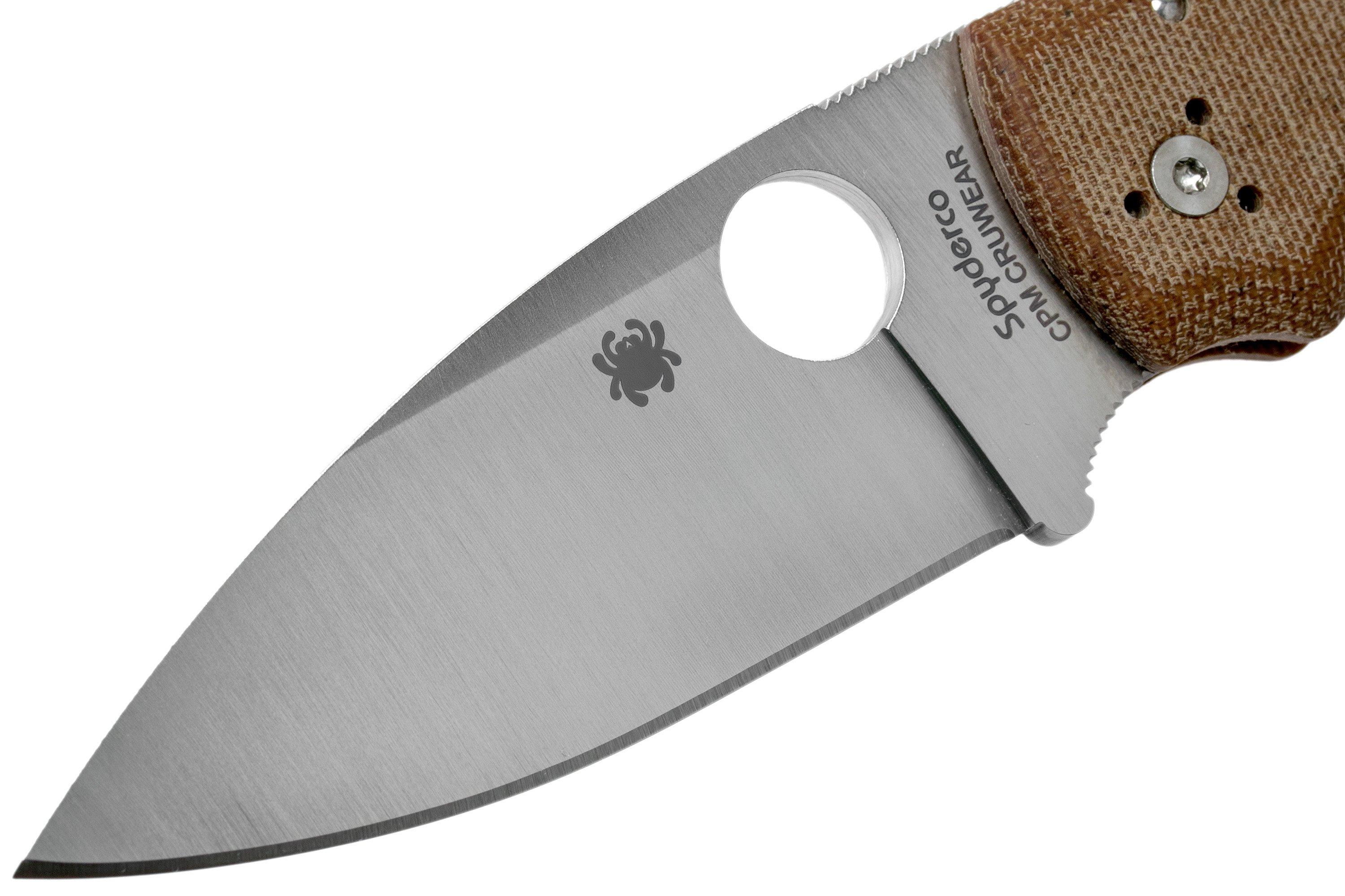 Spyderco Shaman C229MPCW CPM CruWear Sprint Run pocket knife, Sal
