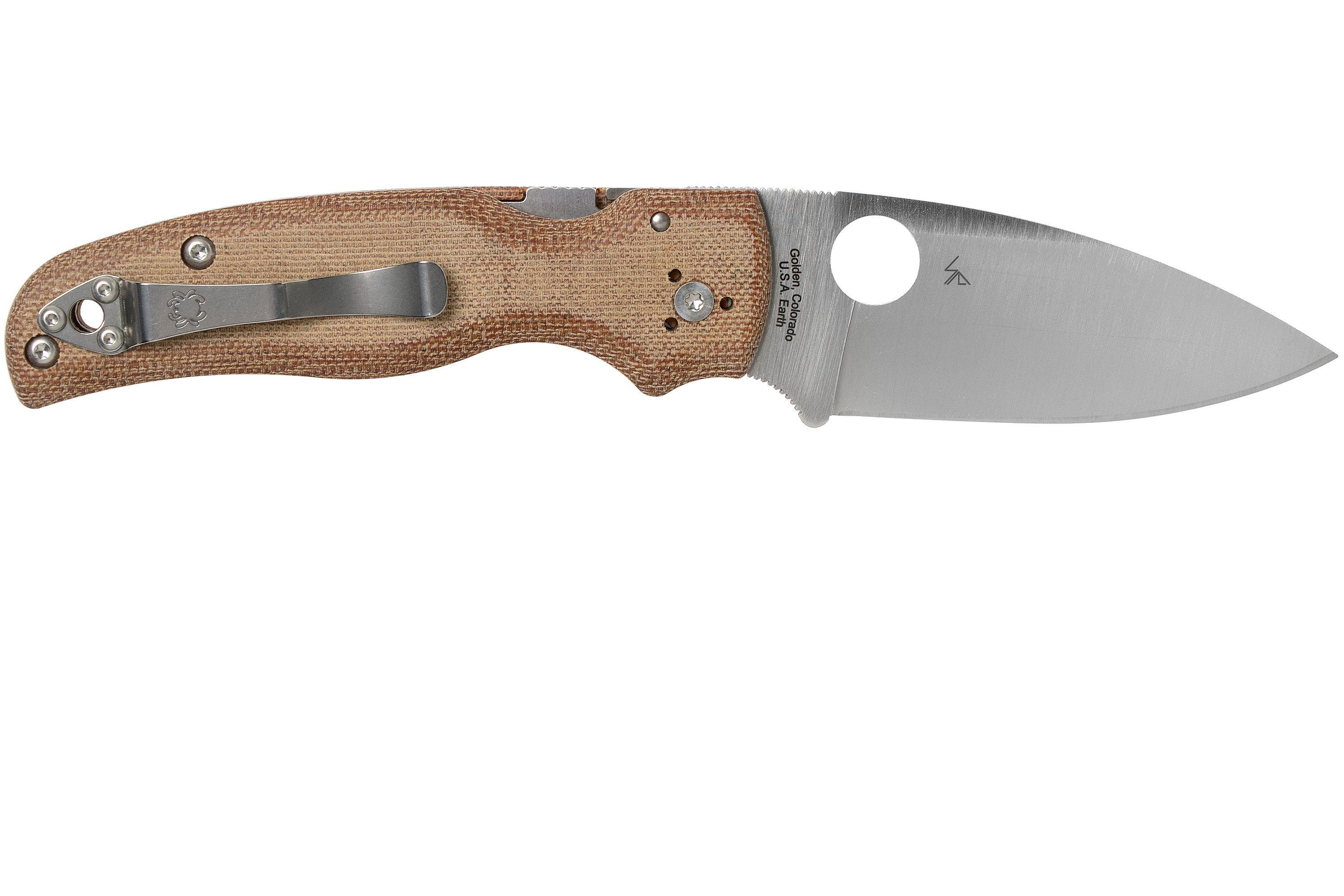Spyderco Shaman C229MPZW ZWear Sprint Run pocket knife, Sal Glesser